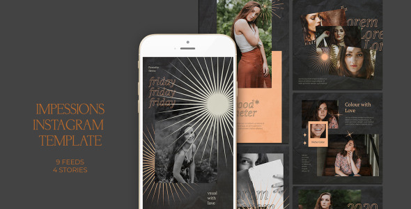 Шаблон для соцсетей на тему графика