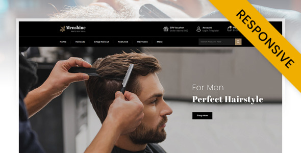 Hair Salon Store OpenCart Template
