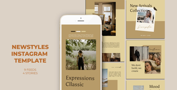 Шаблон для соцсетей на тему графика