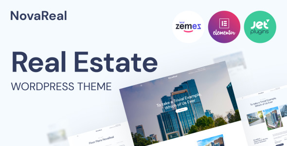 Real Estate Company WordPress theme