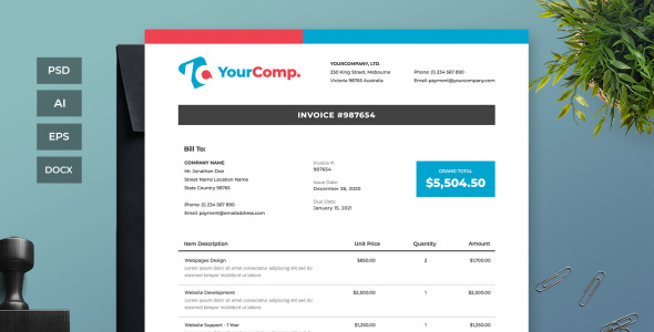 Фирменный стиль на тему графика