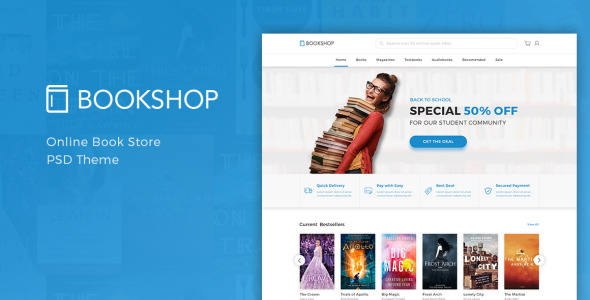 PSD шаблон на тему графика