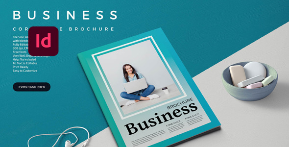 Magazine Template на тему бизнес и услуги