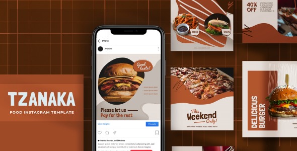 Шаблон для соцсетей на тему графика