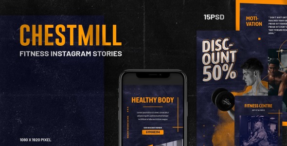 Шаблон для соцсетей на тему графика