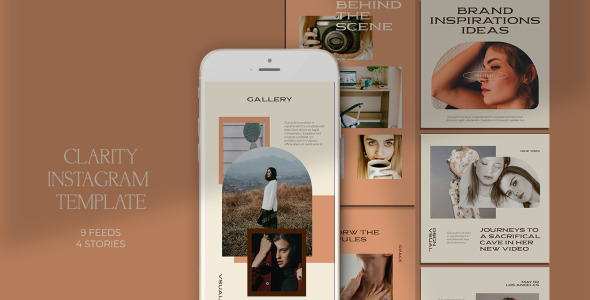 Шаблон для соцсетей на тему графика