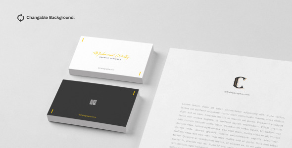 Мокап для продукта на тему графика