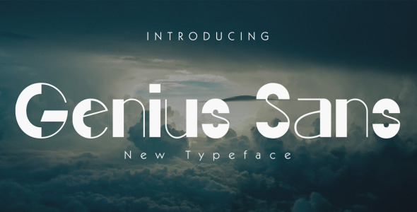 Шрифт на тему графика