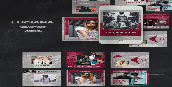 Шаблон для соцсетей на тему графика