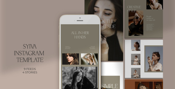 Шаблон для соцсетей на тему графика