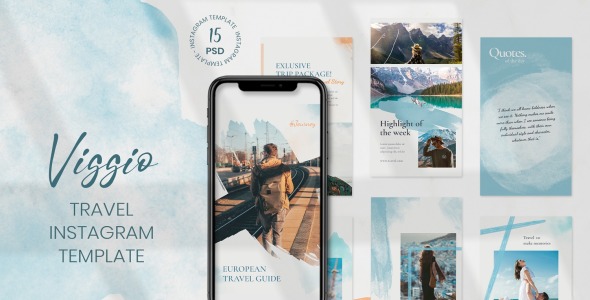 Шаблон для соцсетей на тему графика