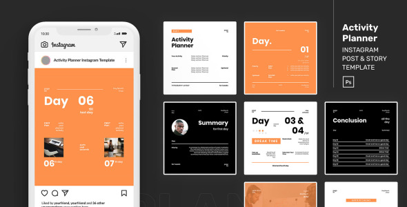 Шаблон для соцсетей на тему графика