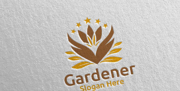 Шаблон логотипа на тему графика