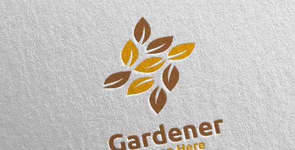 Шаблон логотипа на тему графика