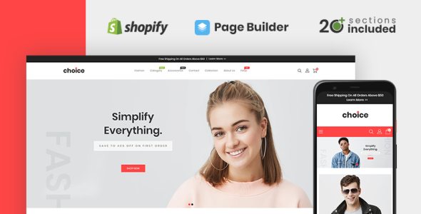 выбор модного магазина shopify тема