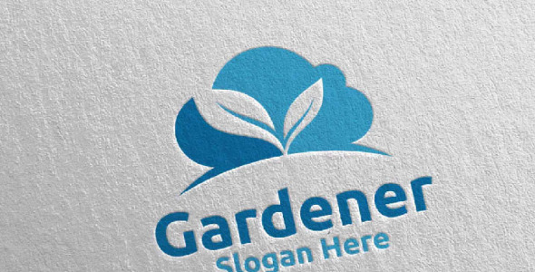 Шаблон логотипа на тему графика