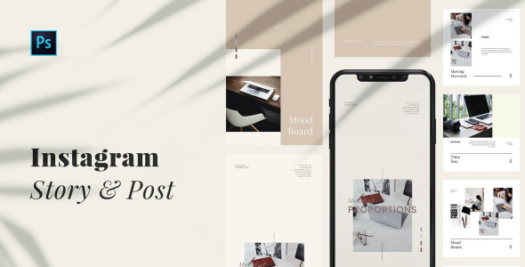 Шаблон для соцсетей на тему графика