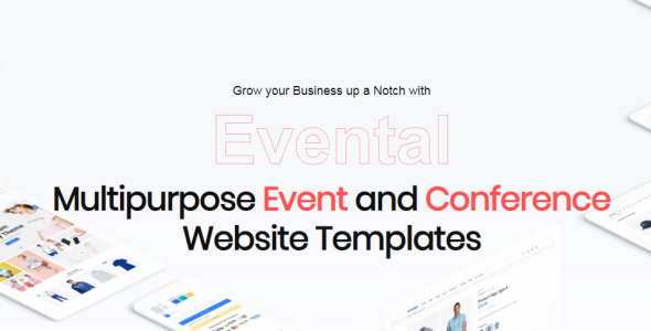 Event &amp; Conference Website Landing Page Template