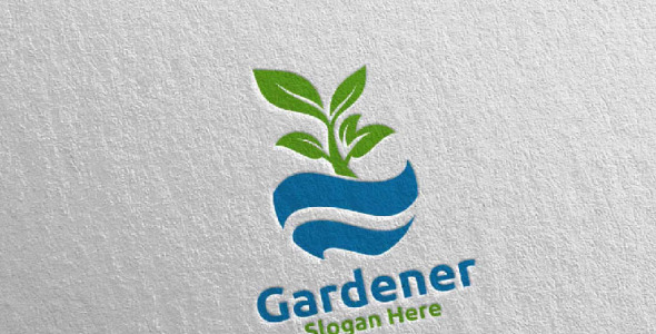 Шаблон логотипа на тему графика