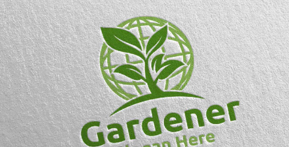 Шаблон логотипа на тему графика