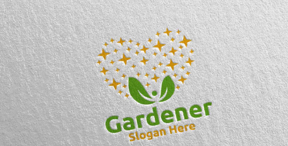 Шаблон логотипа на тему графика