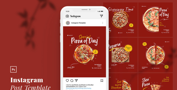 Шаблон для соцсетей на тему графика