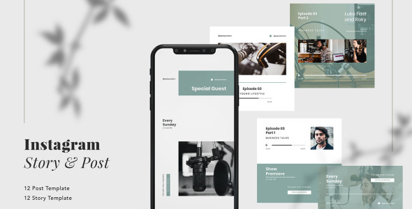 Шаблон для соцсетей на тему графика