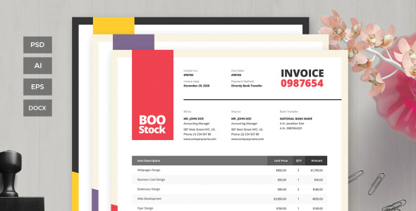 Фирменный стиль на тему графика