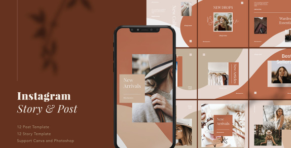 Шаблон для соцсетей на тему графика