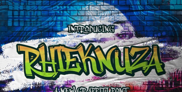 Шрифт на тему графика