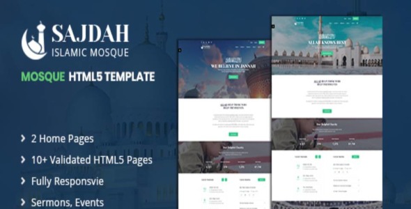 мечеть html5 шаблон сайта