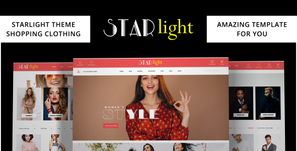 PSD шаблон на тему мода