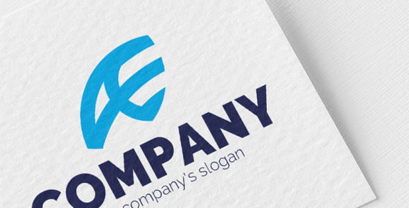 Шаблон логотипа на тему графика