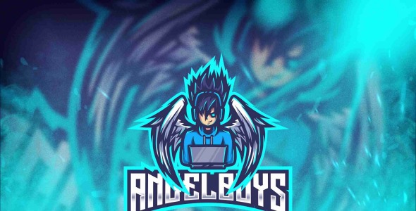 Шаблон логотипа на тему графика