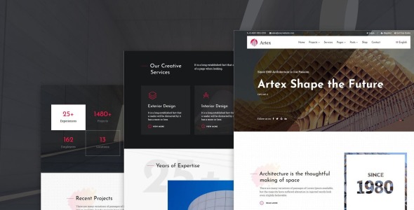 Architecture, Interior Design & Construction WordPress Theme