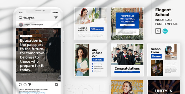 Шаблон для соцсетей на тему графика