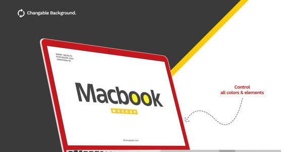 Мокап для продукта на тему графика