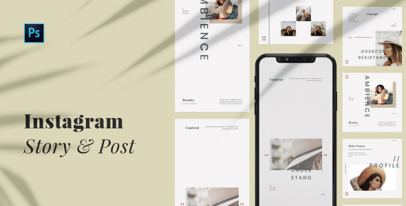 Шаблон для соцсетей на тему графика