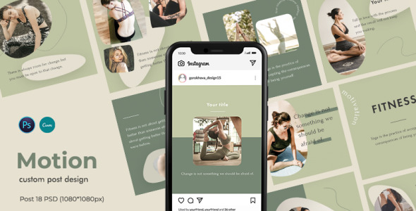 Шаблон для соцсетей на тему графика