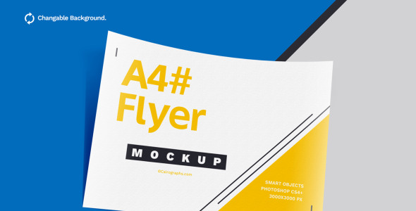 Мокап для продукта на тему графика