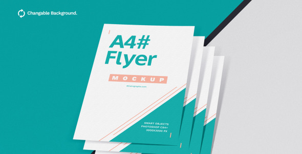 Мокап для продукта на тему графика