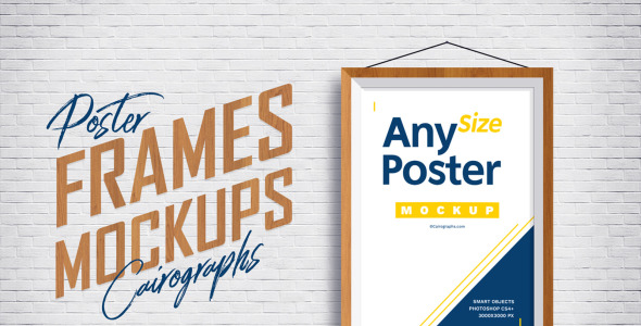 Мокап для продукта на тему графика