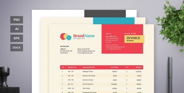 Фирменный стиль на тему графика