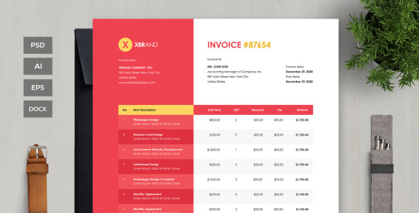 Фирменный стиль на тему графика