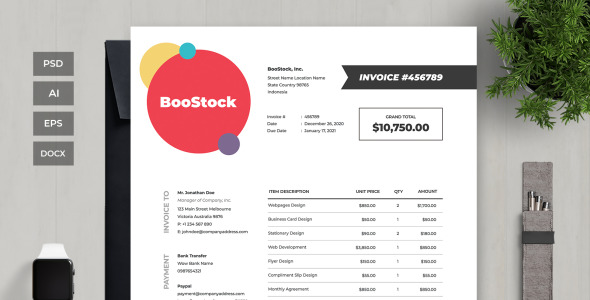 Фирменный стиль на тему графика