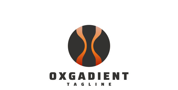 Шаблон логотипа на тему графика