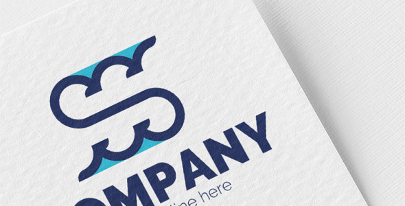 Шаблон логотипа на тему графика