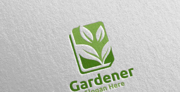 Шаблон логотипа на тему графика