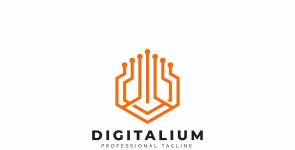 Шаблон логотипа на тему графика