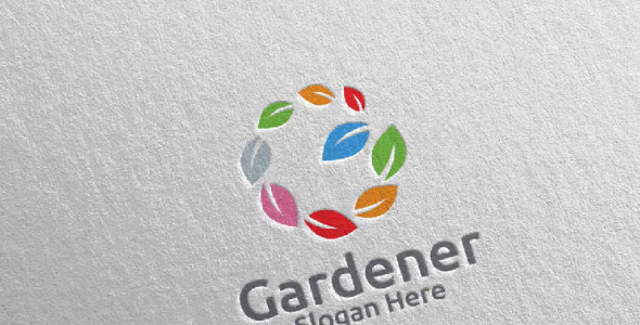 Шаблон логотипа на тему графика